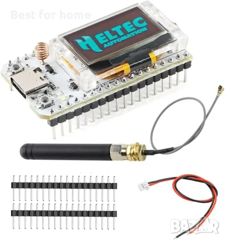 HiLetgo ESP32 V3 LoRa V3 SX1262 0.96 инчова OLED дисплейна развойна платка WiFi Bluetooth 