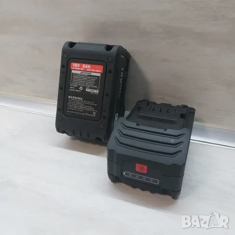 КОМПЛЕКТ 2 бр. Чисто Нови Батерии 18V 5Ah за Metabo (Заместител) – 90Wh с LED Индикатор, снимка 6 - Други инструменти - 55492542