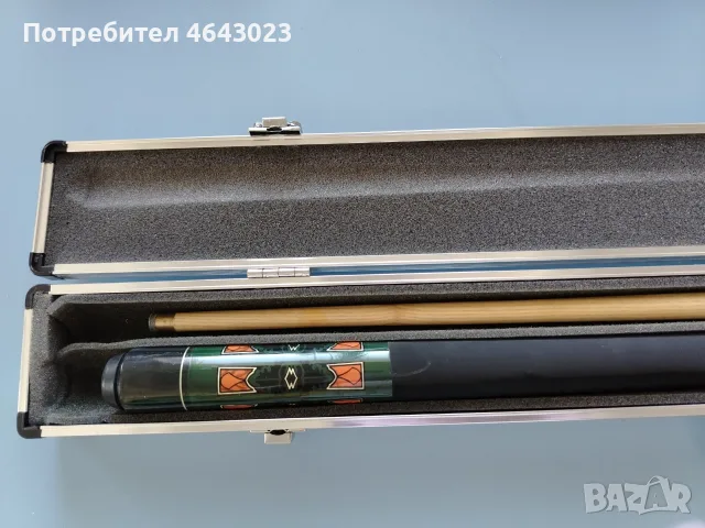Продавам щека за билярд с твърд алуминиев куфар, снимка 6 - Други спортове - 55326380