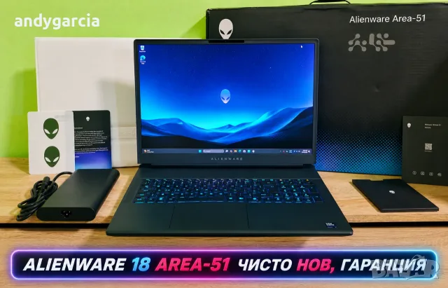 Dell Alienware 18/NVidia RTX 5070 8GB/Core Ultra 7 255HX/16GB RAM/1TB/18 Quad HD 144hz 100% DCI-P3