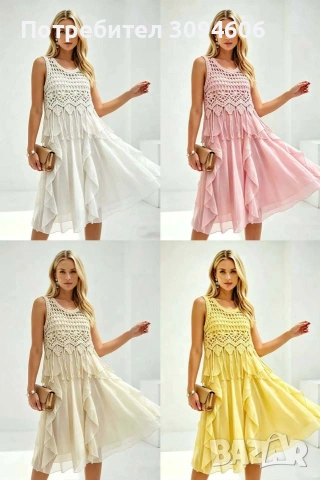Цветна визия с рокли за топлото време , снимка 4 - Рокли - 54223292