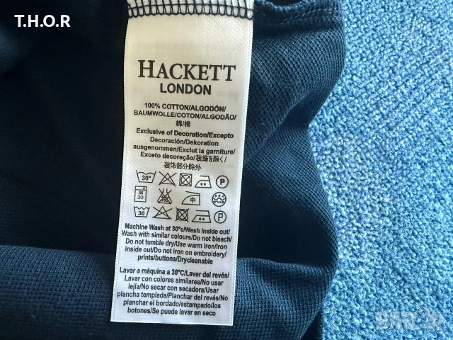 Hackett London Polo Shirt ОРИГИНАЛНИ мъжки поло тениски - М/2XL, снимка 6 - Тениски - 54982162