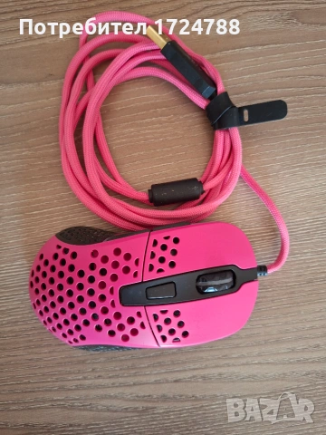 Геймърска мишка Xtrfy M4 Pink, RGB, Розов, снимка 10 - Клавиатури и мишки - 55120936