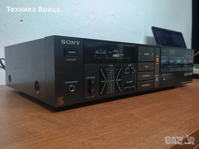 Стерео усилвател SONY TA-AX410. Много интересна и машинка. Изпращам видео. , снимка 2 - Ресийвъри, усилватели, смесителни пултове - 54211347