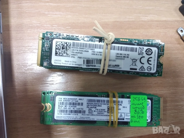 Употребявани Sata SSD, M2 sata SSD, nvme, Msata, снимка 4 - Части за лаптопи - 36052085