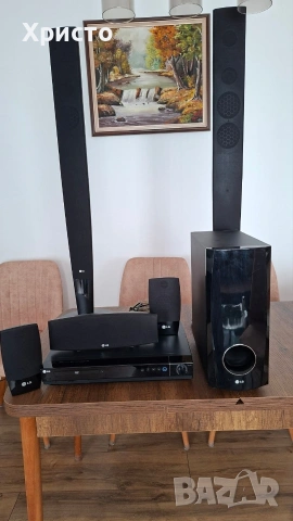 Домашно кино LG, 5+1, стерео уредба, DVD, снимка 4 - Ресийвъри, усилватели, смесителни пултове - 55128412