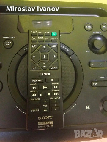 Аудио система Sony MHC-V11 – Bluetooth, Mega Bass, DJ Ефекти, снимка 5 - Аудиосистеми - 54666342