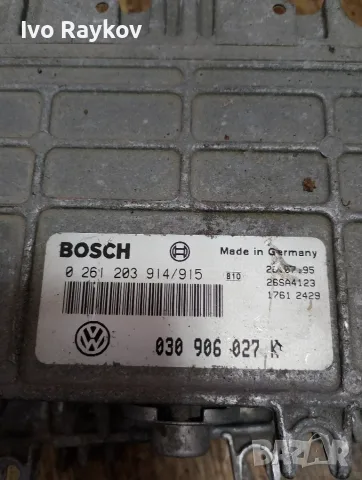 Компютър , ECU , VW Polo 1.4 1995 030906027K , 0261203914, снимка 3 - Части - 55604138