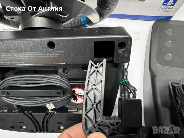 Волан с педали - Logitech G29 / PC/PS4/PS5, снимка 6 - Други игри и конзоли - 53810048