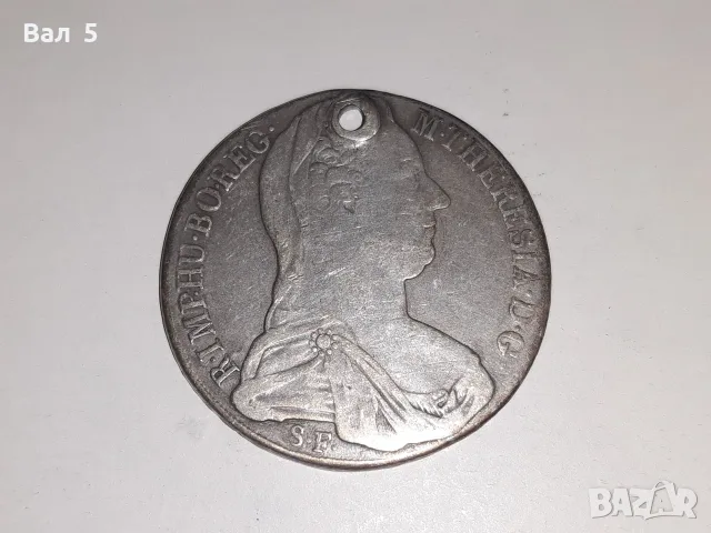 Талер Мария Терезия 1780 г, снимка 2 - Нумизматика и бонистика - 55448452