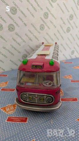 Стара играчка - автобус , снимка 2 - Колекции - 54754383