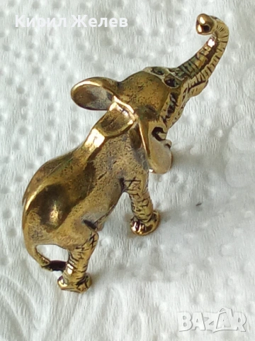 Бронзова фигурка на 🐘 слон 44643, снимка 8 - Колекции - 54177559