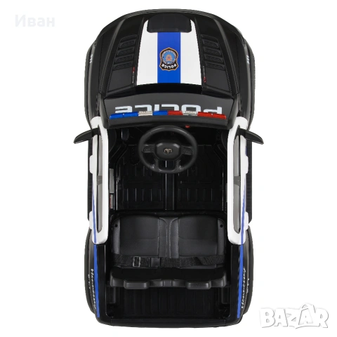 ТОП ЦЕНАНОВО!Акумулаторен джип RAM POLICE BLACK с 12V батерия,EVA гуми,сигнални светлини,дистанно, снимка 11 - Детски велосипеди, триколки и коли - 55083898