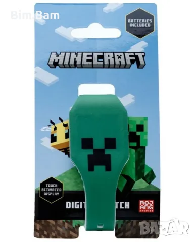 Оригинален детски LED часовник Minecraft