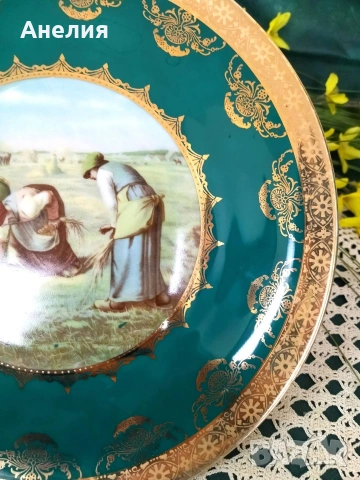 Плато Josef Kuba Карлови Вари и Бавария, снимка 3 - Чинии - 54209145