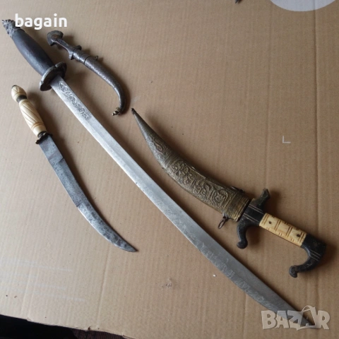 Сабя, нож, ханджар, кумая., снимка 6 - Антикварни и старинни предмети - 54028314