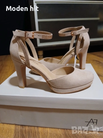 Anna Field нови с етикет и кутия елегантни дамски обувки на ток, снимка 2 - Дамски елегантни обувки - 54097206