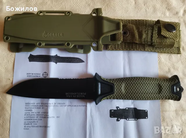 🌲 Практичен & Неубиваем Бушкрафт Нож с Kydex Кания – Готов за Всичко! USA, снимка 10 - Ножове - 55587137