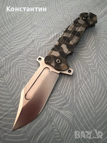 Сгъваем нож Andre De Villiers badlands camo , снимка 3 - Ножове - 55159281