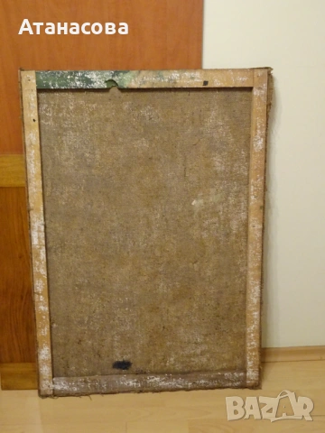 Авторска картина модел "Голо тяло" масло 70-те г, снимка 7 - Картини - 54094639