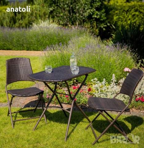 чисто нови Комплект градински мебели 3 бр. от Германия 