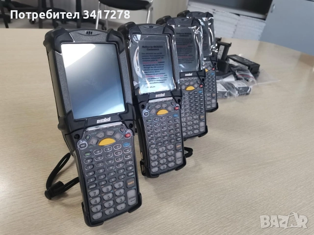Комплект 6 бр. Zebra Symbol MC9200 / MC92N0 + зарядни станции и батерии – нови, снимка 8 - Електронни четци - 55285475