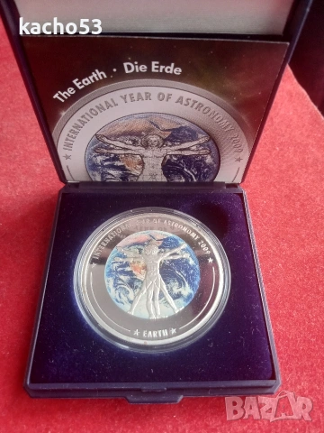 1 долар 2009 г.- ЗЕМЯ , о-ви Кук.