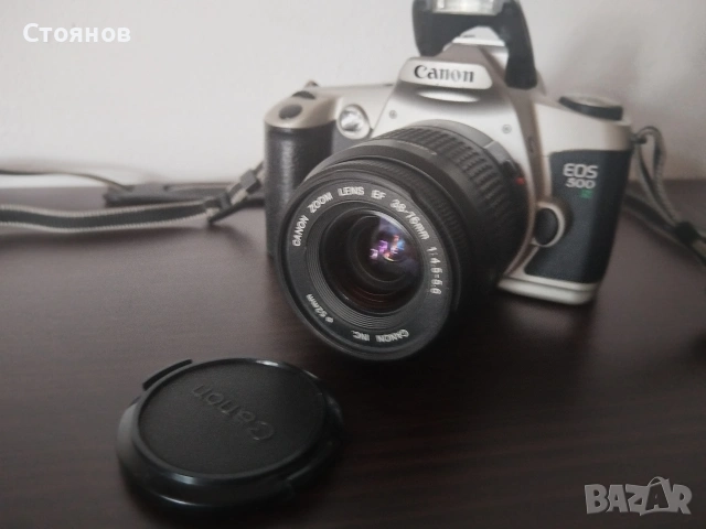 Камера Canon EOS 500N, снимка 5 - Фотоапарати - 55223794