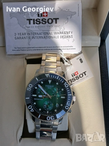 Нов часовник Tissot SEASTAR 1000 Chronograph T120.417.11.091.01 46mm, снимка 7 - Мъжки - 54602084