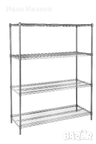  Метални стелажи от неръждаема стомана 304, снимка 3 - Стелажи и щандове - 54111752