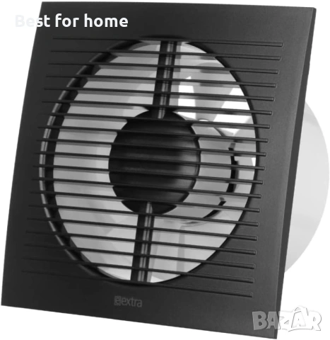 EUROPLAST Вентилатор за баня с таймер с диаметър 125 мм - 5" Вентилатор за баня