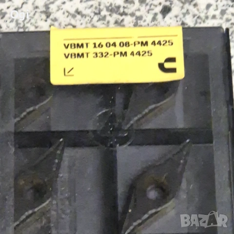 Твърдосплавни пластини SANDVIK VBMT 160408-PM 4425, снимка 2 - Стругове - 54577466