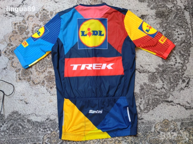 Santini Lidl-Trek Pro Team Aero Вело Джърси L, снимка 3 - Спортни дрехи, екипи - 55126055