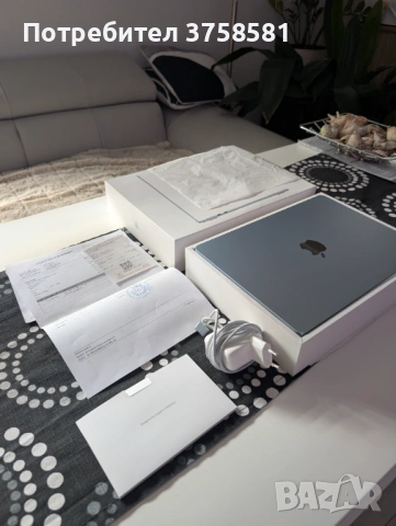 MacBook Air M4 13" 16GB 256GB – като нов, гаранция, снимка 6 - Лаптопи за работа - 54090941