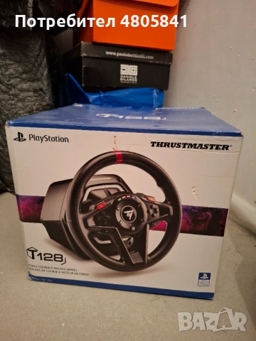 T128 Racing Wheel, състезателен волан. Съвместим с компютър и PS 4 PS5