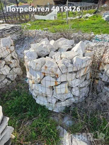 Декоративен естествен бял камък, снимка 2 - Декорация за дома - 54166430