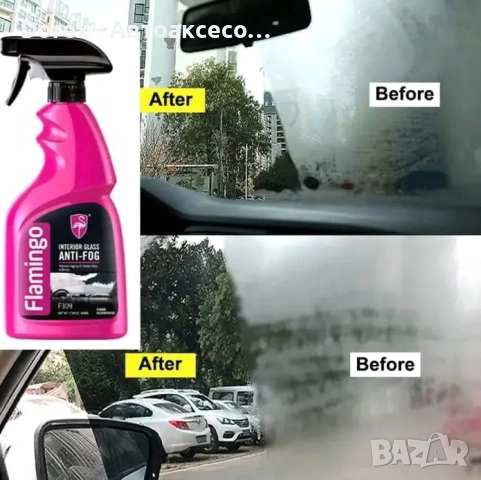 Спрей против изпотяване на стъкла F309 - Anti Fog - Flamingo, снимка 3 - Аксесоари и консумативи - 54096273