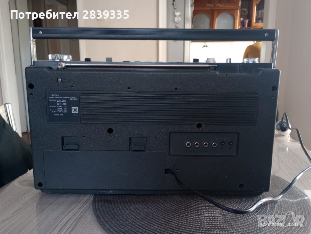 Радиокасетофон Sony cfs-65s , снимка 12 - Радиокасетофони, транзистори - 54786479