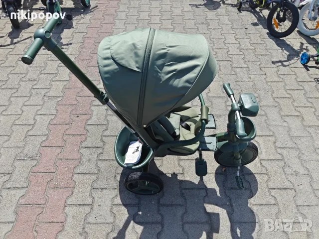BYOX Детска триколка Fusion LUX зелен, снимка 3 - Детски велосипеди, триколки и коли - 55440249