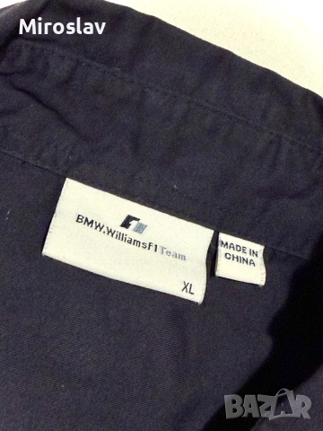 Оригинална F1 риза BMW Williams F1 Team (Team Shirt) – Размер XL (Винтидж / Колекционерска), снимка 5 - Ризи - 55037050