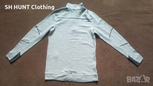 HELLY HANSEN 75107 Work Wear Thermo 57% Merino Wool размер M термо блуза - W4-769, снимка 4 - Блузи - 55680984