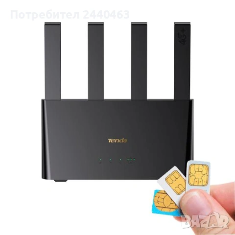 Tenda 4g Router / Рутер model 4g08, снимка 2 - Рутери - 55234571
