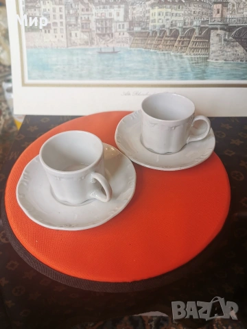 Порцеланови чашки за кафе тип Rosenthal, снимка 2 - Сервизи - 54498611