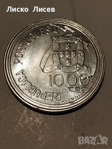 Португалия 1000 ескудо 1994г., снимка 9 - Нумизматика и бонистика - 55587983