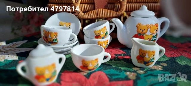 Детски кукленски сервиз, снимка 3 - Други - 54361807