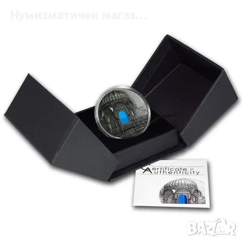 2 oz. 10 долара 2016 Палау - серия Tифани Арт, снимка 2 - Нумизматика и бонистика - 55655662