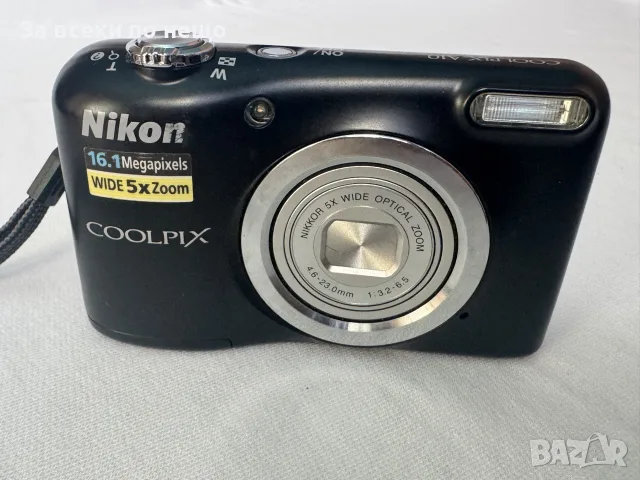 Цифров фотоапарат Nikon Coolpix A10 , 16.1MP , 5х оптичен зум, снимка 3 - Фотоапарати - 55411618