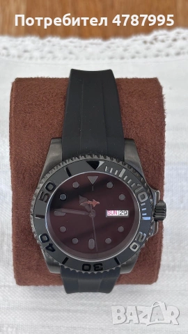 SEIKO MOD NH36A black PVD plated, снимка 6 - Мъжки - 55161347