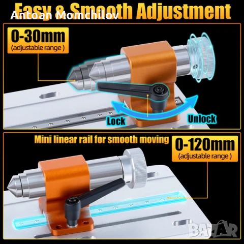 CNC ротационен модул FoxAlien 4th Axis за Masuter, снимка 5 - Други машини и части - 54935555