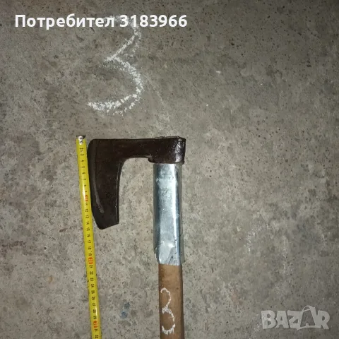  брадва № 3 среден размер 15 см чело , снимка 3 - Градински инструменти - 55332528